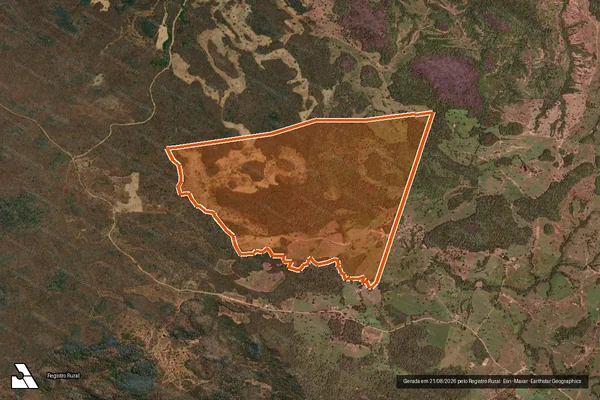 Imagem de satélite de FAZENDA LAGES, LOTE N.20 em SÃO DOMINGOS - GO