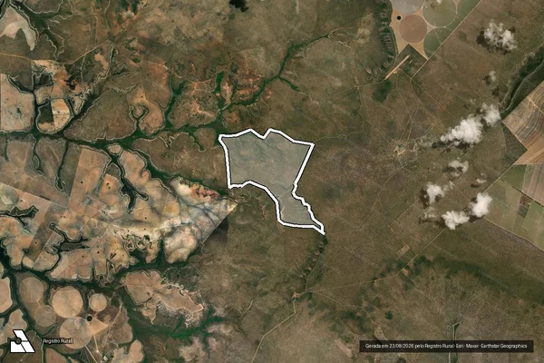 Imagem de satélite de FAZENDA VALE DO SOL em SÍTIO D'ABADIA - GO