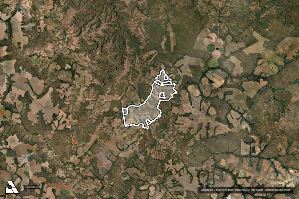Imagem de satélite de P A Riachao em SÍTIO D'ABADIA - GO