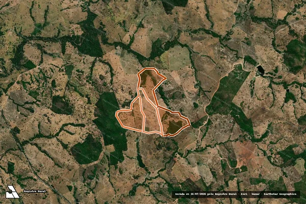 Imagem de satélite de FAZENDA AGUA LIMPA em FAINA - GO