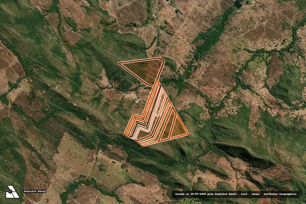 Imagem de satélite de Faz Santa Angela em FAINA - GO