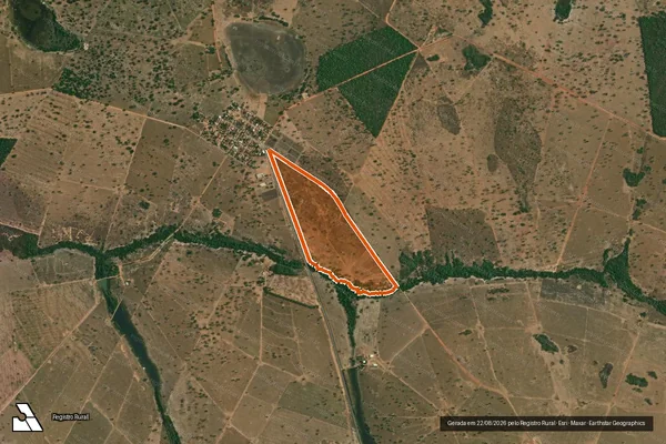Imagem de satélite de FAZENDA RONCADOR em ITAPIRAPUÃ - GO