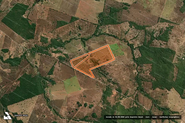 Imagem de satélite de Fazenda Vereda Rosa - Gleba A em ITAPIRAPUÃ - GO
