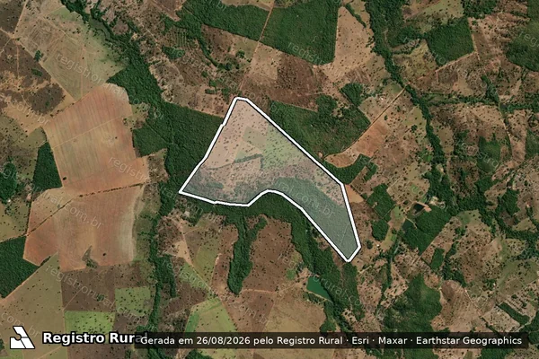 Imagem de satélite de Fazenda Velha I em ITAPIRAPUÃ - GO