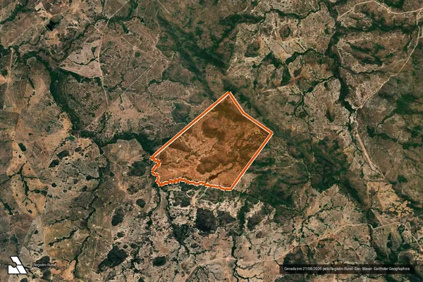 Imagem de satélite de Fazenda Juliana em ARAGUAPAZ - GO