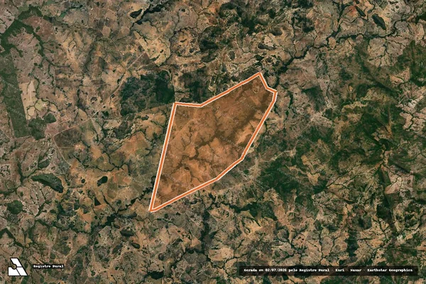 Imagem de satélite de FAZ. NOSSA SENHORA AUXILIADORA I em ARAGUAPAZ - GO
