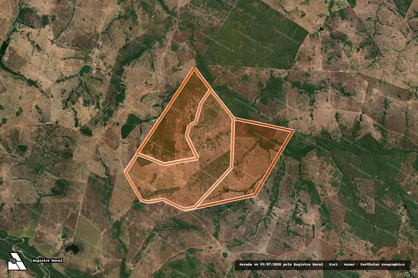 Imagem de satélite de Fazenda Sao Jose dos Anjicos em ARAGUAPAZ - GO