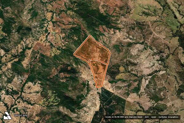 Imagem de satélite de Fazenda De Cima em Faina - GO