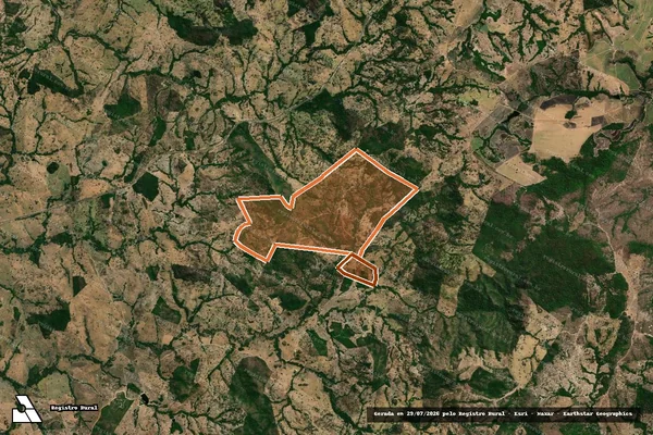 Imagem de satélite de Fazenda Caxambu em FAINA - GO