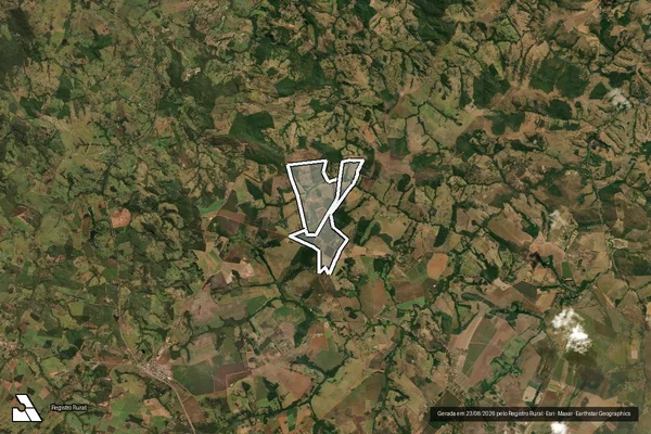 Imagem de satélite de FAZENDA SANTO ANTONIO DA BOA VISTA em ANÁPOLIS - GO