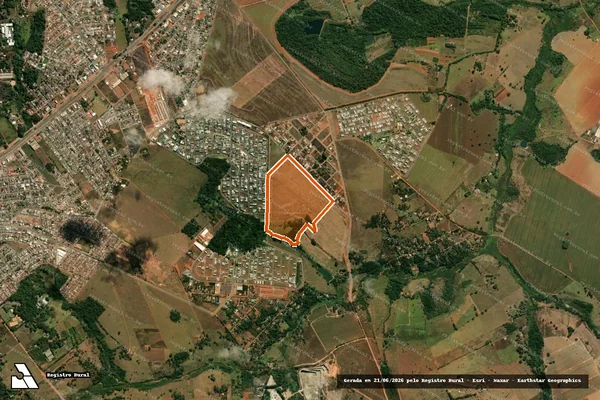 Imagem de satélite de FAZENDA EXTREMA em ANÁPOLIS - GO