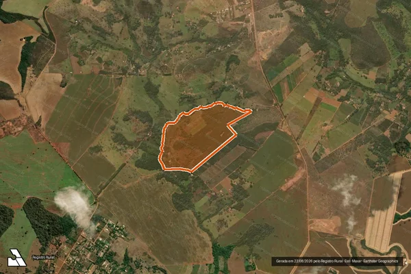 Imagem de satélite de FAZENDA BARREIRO OU GODOI em ANÁPOLIS - GO