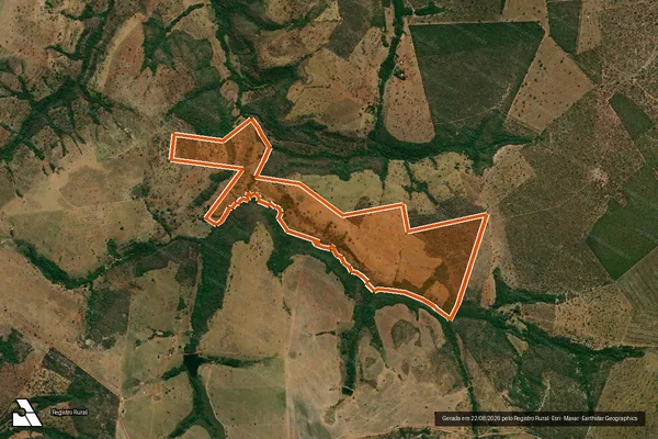 Imagem de satélite de Fazenda Sol Nascente em CACHOEIRA DE GOIÁS - GO