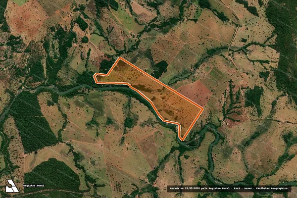 Imagem de satélite de FAZENDA AREAIS em FAZENDA NOVA - GO