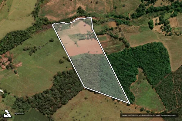 Imagem de satélite de FAZENDA PINDOBAL em GOIANÁPOLIS - GO