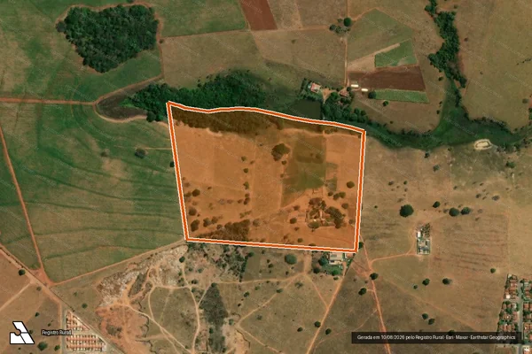 Imagem de satélite de FAZENDA CALCAO DE COURO em GOIANÉSIA - GO