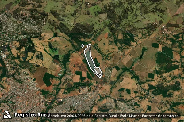 Imagem de satélite de FAZENDA RETIRO em GOIÂNIA - GO