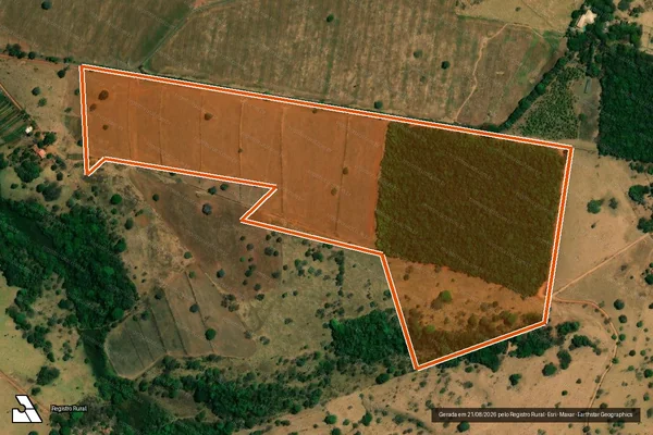 Imagem de satélite de CHACARA BOA VISTA DO RETIRO em SENADOR CANEDO - GO