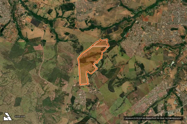 Imagem de satélite de FAZENDA QUEBRA ANZOL em GOIÂNIA - GO