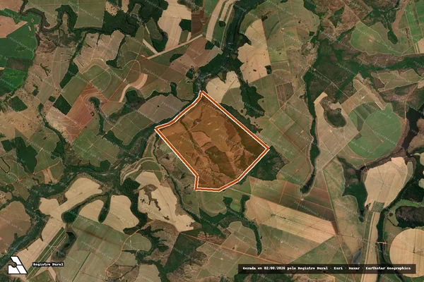 Imagem de satélite de Faz. Lavrinha De São Sebastião em SANTA ISABEL - GO