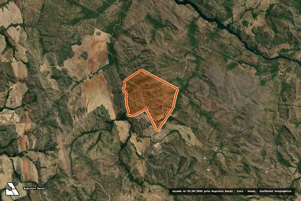 Imagem de satélite de FAZENDA SAO PEDRO em NIQUELÂNDIA - GO