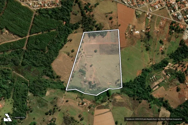 Imagem de satélite de Fazenda Cordeiros em ITABERAÍ - GO