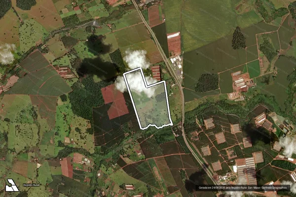 Imagem de satélite de FAZENDA SAO PEDRO em INHUMAS - GO