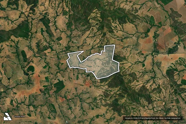 Imagem de satélite de FAZ. STº ANTONIO DO CAIAPO PEQUENO em IPORÁ - GO