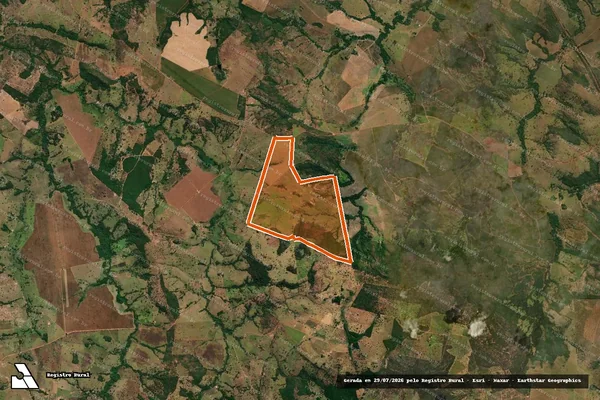 Imagem de satélite de Fazenda Cachoeirinha em IPORÁ - GO
