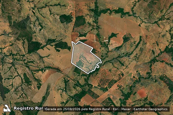 Imagem de satélite de FAZENDA LAGEADO em IPORÁ - GO