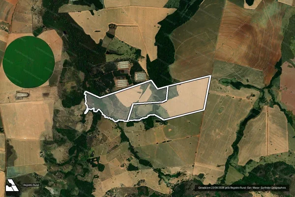 Imagem de satélite de Fazenda São José em ITABERAÍ - GO