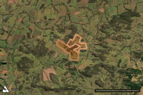 Imagem de satélite de Faz Pedreira em ITAPURANGA - GO