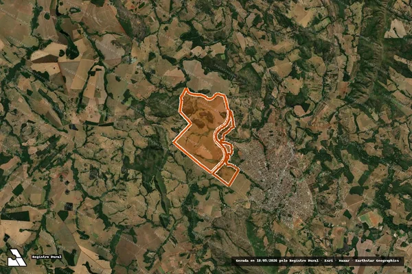 Imagem de satélite de Agropecuaria Boa Vista em JARAGUÁ - GO