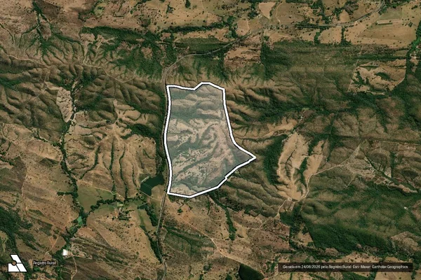 Imagem de satélite de FAZENDA SANTA HELENA em JARAGUÁ - GO