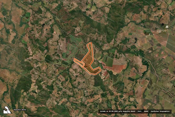 Imagem de satélite de FAZENDA DOIS IRMÃOS em JAUPACI - GO