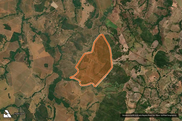 Imagem de satélite de FAZENDA MONIQUE E JULIANA em JAUPACI - GO