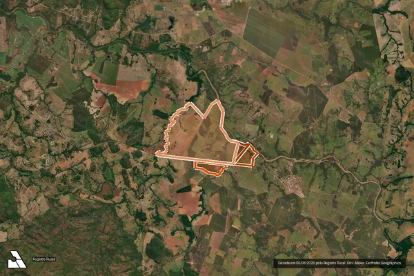 Imagem de satélite de FAZENDA GUARDA MOR em JAUPACI - GO
