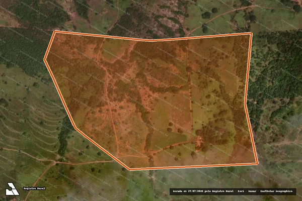 Imagem de satélite de FAZENDA CORREGO FUNDO em MOIPORÁ - GO