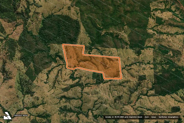 Imagem de satélite de FAZENDA CORREGO DO OURO em MOIPORÁ - GO