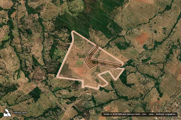 Imagem de satélite de Fazenda Buriti em BURITI DE GOIÁS - GO