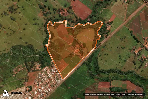 Imagem de satélite de FAZENDA GUARIROBA em NOVA VENEZA - GO