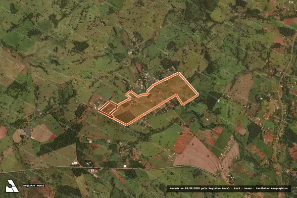 Imagem de satélite de FAZENDA BARRA DA CACHOEIRA em NOVA VENEZA - GO