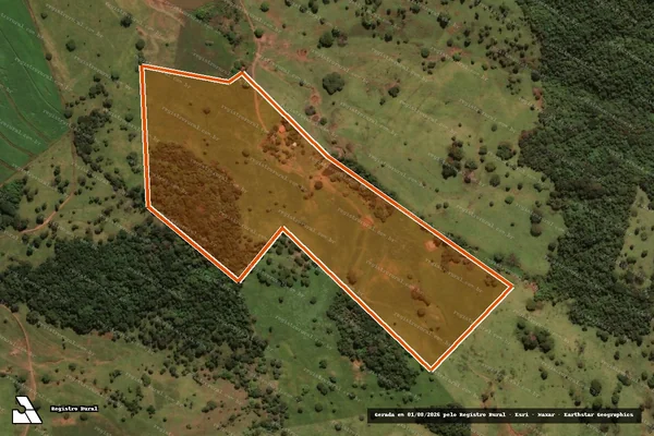 Imagem de satélite de FAZENDA BARREIRINHO II em NOVA VENEZA - GO