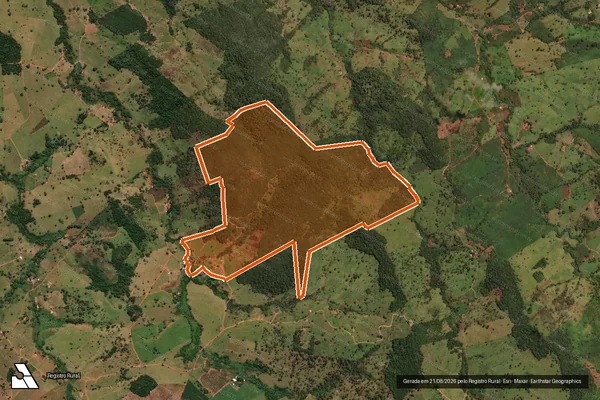 Imagem de satélite de FAZENDA FELIZ E ENGENHO DA LAGOA em PETROLINA DE GOIÁS - GO