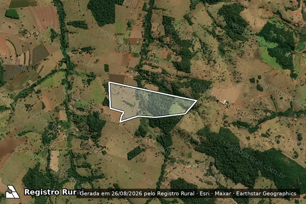 Imagem de satélite de FAZENDA POUSO ALTO em JESÚPOLIS - GO