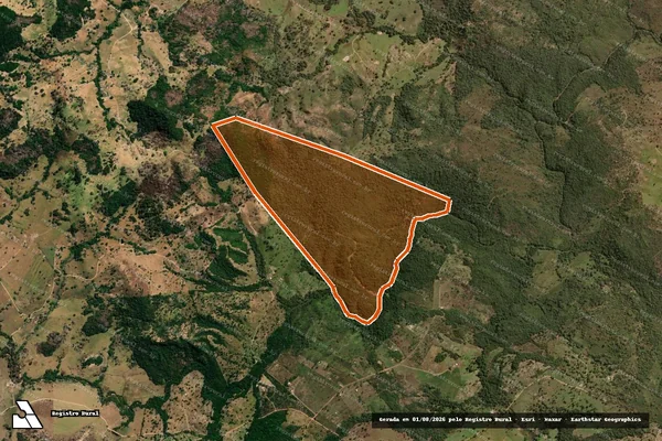 Imagem de satélite de FAZENDA CAMPINA em RUBIATABA - GO