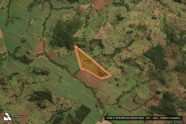 Imagem de satélite de FAZENDA SERRA ABAIXO em RUBIATABA - GO