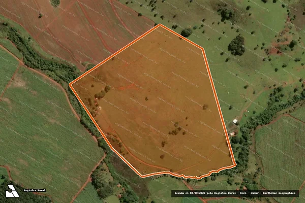 Imagem de satélite de FAZENDA SERRA ABAIXO em RUBIATABA - GO
