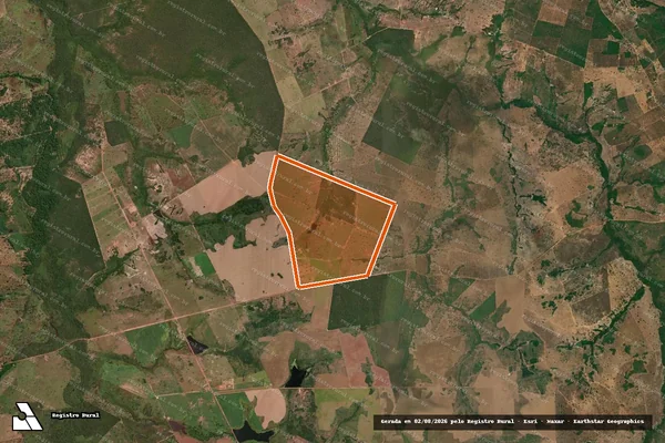 Imagem de satélite de FAZENDA SANTO ANTONIO em UIRAPURU - GO