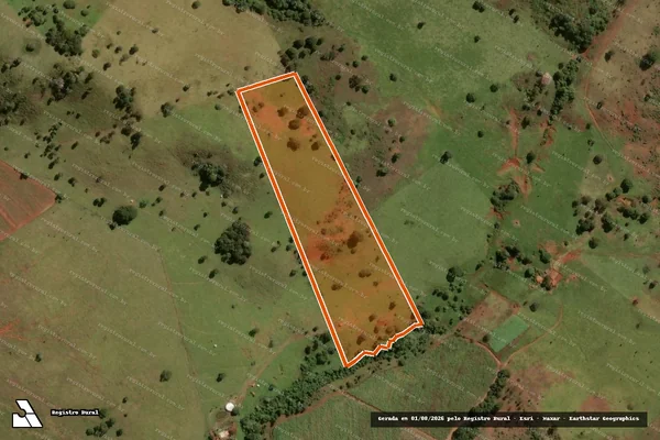 Imagem de satélite de Fazenda Serra De Abaixo em RUBIATABA - GO